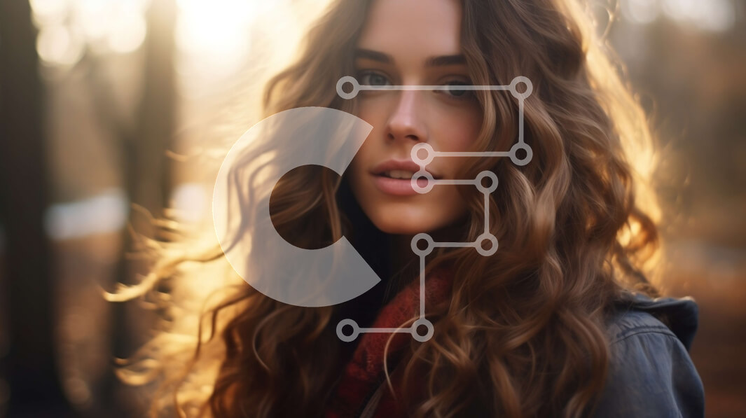 Intra Συλλεκτικό Ξύλινο Παζλ Plywood  4mm - Πορτρέτο μιας νεαρής γυναίκας με σπαστά καστανά μαλλιά και σοβαρή έκφραση Σε Ξύλινο Κουτί - Διαστάσεις Puzzle: 10x10 cm – 25 κομμάτια