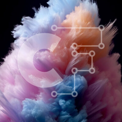 Intra Συλλεκτικό Ξύλινο Παζλ Plywood  4mm - Σαγηνευτική αφηρημένη εικόνα: Πολύχρωμο στροβιλιζόμενο σύννεφο καπνού σε μαύρο φόντο Σε Ξύλινο Κουτί - Διαστάσεις Puzzle: 10x10 cm – 25 κομμάτια - Image 1