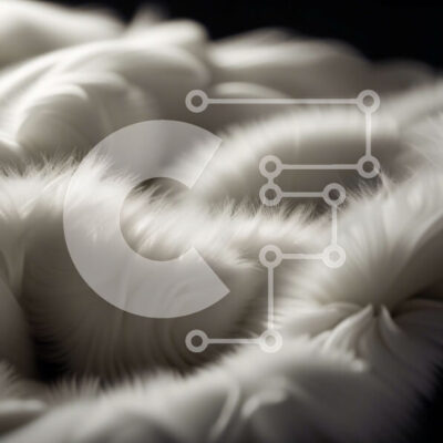 Intra Συλλεκτικό Ξύλινο Παζλ Plywood  4mm - Άνετη και απαλή λευκή ασαφής κουβέρτα σε μαύρο φόντο Σε Ξύλινο Κουτί - Διαστάσεις: 10x10 cm – 25 κομμάτια - Image 1