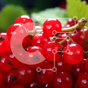 Intra Συλλεκτικό Ξύλινο Παζλ Plywood  4mm - Φρέσκα κόκκινα μούρα σε μαύρο φόντο Σε Ξύλινο Κουτί - Διαστάσεις: 10x10 cm – 25 κομμάτια - Image 1