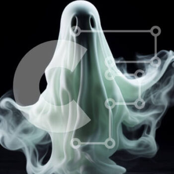 Intra Συλλεκτικό Ξύλινο Παζλ Plywood  4mm - Πλωτό ειδώλιο φαντασμάτων με λευκό καπνό Σε Ξύλινο Κουτί - Διαστάσεις Puzzle: 10x10 cm – 25 κομμάτια - Image 1