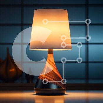 Intra Συλλεκτικό Ξύλινο Παζλ Plywood  4mm - Ξύλινο Επιτραπέζιο Φωτιστικό με Λευκή Απόχρωση Σε Ξύλινο Κουτί - Διαστάσεις Puzzle: 10x10 cm – 25 κομμάτια - Image 1