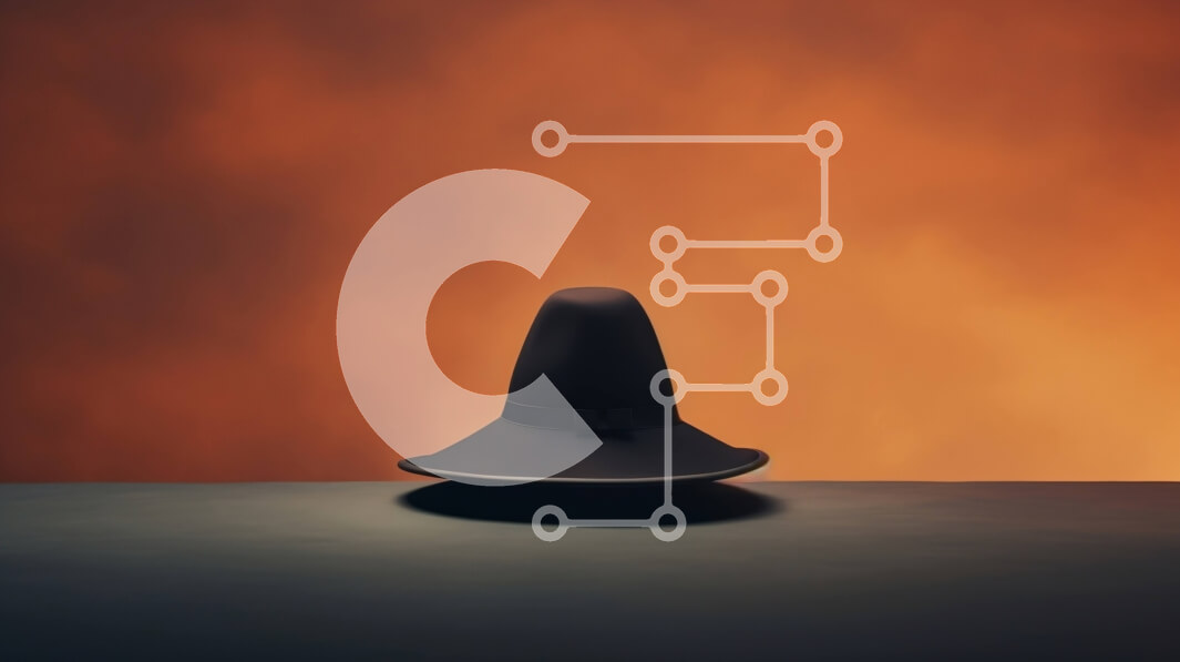 Intra Συλλεκτικό Ξύλινο Παζλ Plywood  4mm - Κομψό μαύρο καπέλο σε πορτοκαλί φόντο Σε Ξύλινο Κουτί - Διαστάσεις Puzzle: 10x10 cm – 25 κομμάτια