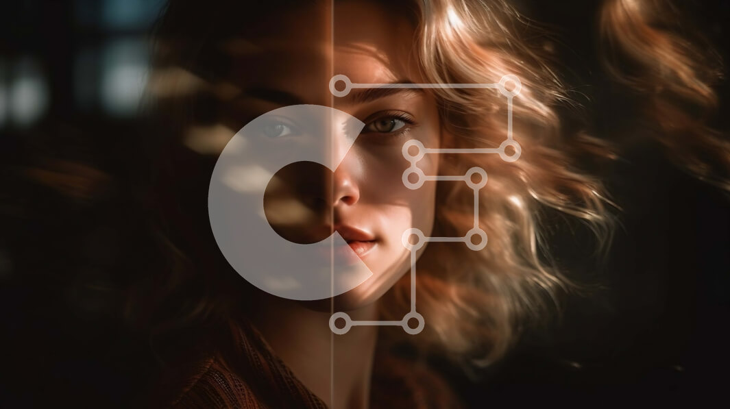 Intra Συλλεκτικό Ξύλινο Παζλ Plywood  4mm - Πορτρέτο μιας γυναίκας με ξανθά μαλλιά και μπλε μάτια Σε Ξύλινο Κουτί - Διαστάσεις Puzzle: 10x10 cm – 25 κομμάτια