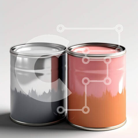 Intra Συλλεκτικό Ξύλινο Παζλ Plywood  4mm - Ζωντανά κουτιά μπογιάς σε λευκό φόντο Σε Ξύλινο Κουτί - Διαστάσεις: 10x10 cm – 25 κομμάτια - Image 1