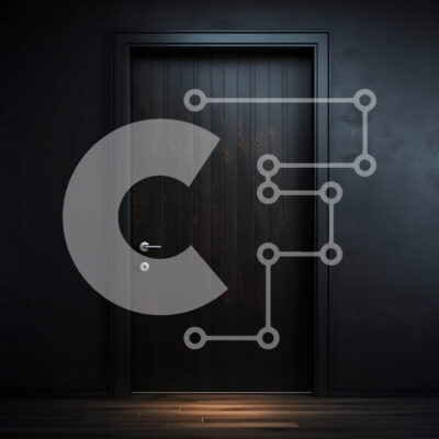 Intra Συλλεκτικό Ξύλινο Παζλ Plywood  4mm - Σκοτεινό δωμάτιο με ξύλινη πόρτα Σε Ξύλινο Κουτί - Διαστάσεις Puzzle: 10x10 cm – 25 κομμάτια - Image 1