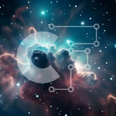 Intra Συλλεκτικό Ξύλινο Παζλ Plywood  4mm - Εκπληκτική εικόνα ενός πολύχρωμου νεφελώματος στο διάστημα Σε Ξύλινο Κουτί - Διαστάσεις Puzzle: 10x10 cm – 25 κομμάτια - Image 1