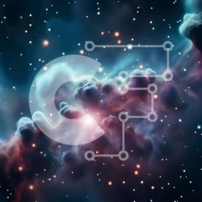 Intra Συλλεκτικό Ξύλινο Παζλ Plywood  4mm - Εκπληκτική εικόνα ενός νεφελώματος, ενός σύννεφου αερίου και σκόνης στο διάστημα Σε Ξύλινο Κουτί - Διαστάσεις Puzzle: 10x10 cm – 25 κομμάτια - Image 1