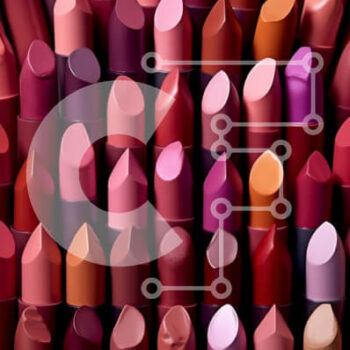 Intra Συλλεκτικό Ξύλινο Παζλ Plywood  4mm - Όμορφη διάταξη κραγιόν σε κύκλο Σε Ξύλινο Κουτί - Διαστάσεις Puzzle: 10x10 cm – 25 κομμάτια - Image 1