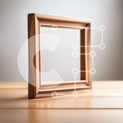 Intra Συλλεκτικό Ξύλινο Παζλ Plywood  4mm - Απλή και κομψή ξύλινη κορνίζα σε ξύλινο τραπέζι Σε Ξύλινο Κουτί - Διαστάσεις Puzzle: 10x10 cm – 25 κομμάτια - Image 1