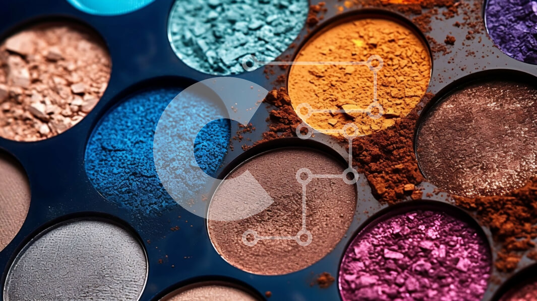 Intra Συλλεκτικό Ξύλινο Παζλ Plywood  4mm - Εκπληκτική παλέτα μακιγιάζ με μια ποικιλία από ζωηρές αποχρώσεις Σε Ξύλινο Κουτί - Διαστάσεις Puzzle: 10x10 cm – 25 κομμάτια