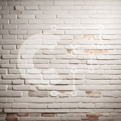 Intra Συλλεκτικό Ξύλινο Παζλ Plywood  4mm - Υφή ενός ξεπερασμένου λευκού τοίχου από τούβλα Σε Ξύλινο Κουτί - Διαστάσεις Puzzle: 10x10 cm – 25 κομμάτια - Image 1