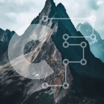 Intra Συλλεκτικό Ξύλινο Παζλ Plywood  4mm - Εκπληκτικό ορεινό τοπίο με χιονισμένες κορυφές και σύννεφα Σε Ξύλινο Κουτί - Διαστάσεις Puzzle: 10x10 cm – 25 κομμάτια - Image 1