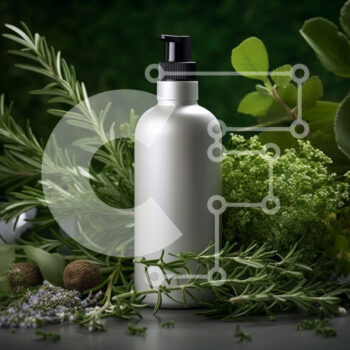 Intra Συλλεκτικό Ξύλινο Παζλ Plywood  4mm - Μπουκάλι αιθέριων ελαίων με βότανα και φυτά Σε Ξύλινο Κουτί - Διαστάσεις Puzzle: 10x10 cm – 25 κομμάτια - Image 1