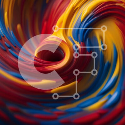 Intra Συλλεκτικό Ξύλινο Παζλ Plywood  4mm - Δονούμενη και μαγευτική εικόνα του στροβιλιζόμενου υγρού Σε Ξύλινο Κουτί - Διαστάσεις Puzzle: 10x10 cm – 25 κομμάτια - Image 1