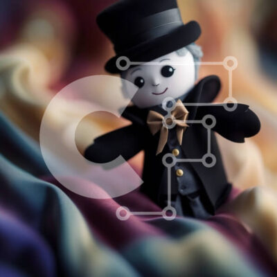 Intra Συλλεκτικό Ξύλινο Παζλ Plywood  4mm - Κομψό ειδώλιο σε ζωντανό φόντο Σε Ξύλινο Κουτί - Διαστάσεις: 10x10 cm – 25 κομμάτια - Image 1