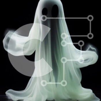 Intra Συλλεκτικό Ξύλινο Παζλ Plywood  4mm - Πλωτό λευκό φάντασμα ειδώλιο Σε Ξύλινο Κουτί - Διαστάσεις Puzzle: 10x10 cm – 25 κομμάτια - Image 1