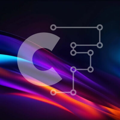 Intra Συλλεκτικό Ξύλινο Παζλ Plywood  4mm - Ζωντανό αφηρημένο φόντο με στροβιλιζόμενες γραμμές σε μωβ, μπλε και ροζ Σε Ξύλινο Κουτί - Διαστάσεις Puzzle: 10x10 cm – 25 κομμάτια - Image 1