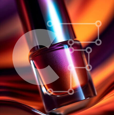 Intra Συλλεκτικό Ξύλινο Παζλ Plywood  4mm - Ζωντανό μπουκάλι βερνικιού νυχιών από κοντά Σε Ξύλινο Κουτί - Διαστάσεις Puzzle: 10x10 cm – 25 κομμάτια - Image 1