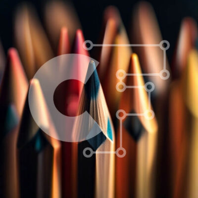 Intra Συλλεκτικό Ξύλινο Παζλ Plywood 4mm - Ζωντανή εικόνα πολύχρωμων μολυβιών σε κυκλικό σχηματισμό Σε Ξύλινο Κουτί - Διαστάσεις: 10x10 cm – 25 κομμάτια - Image 1