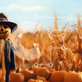 Intra Συλλεκτικό Ξύλινο Παζλ Plywood  4mm - Σκιάχτρο σε ένα χωράφι με καλαμπόκι φθινοπώρου Σε Ξύλινο Κουτί - Διαστάσεις Puzzle: 10x10 cm – 25 κομμάτια - Image 1