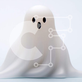 Intra Συλλεκτικό Ξύλινο Παζλ Plywood  4mm - Λευκό ειδώλιο φάντασμα σε υπόλευκο φόντο Σε Ξύλινο Κουτί - Διαστάσεις Puzzle: 10x10 cm – 25 κομμάτια - Image 1