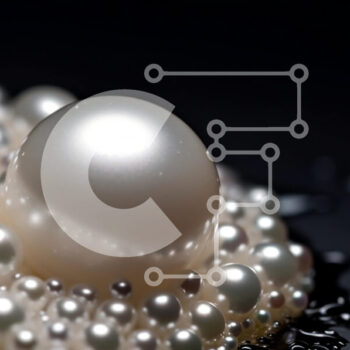 Intra Συλλεκτικό Ξύλινο Παζλ Plywood  4mm - Όμορφη εικόνα ενός αστραφτερού μαργαριταριού από κοντά Σε Ξύλινο Κουτί - Διαστάσεις Puzzle: 10x10 cm – 25 κομμάτια - Image 1