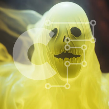 Intra Συλλεκτικό Ξύλινο Παζλ Plywood 4mm - Yellow Ghost in Smoke Σε Ξύλινο Κουτί - Διαστάσεις Puzzle: 10x10 cm – 25 κομμάτια - Image 1