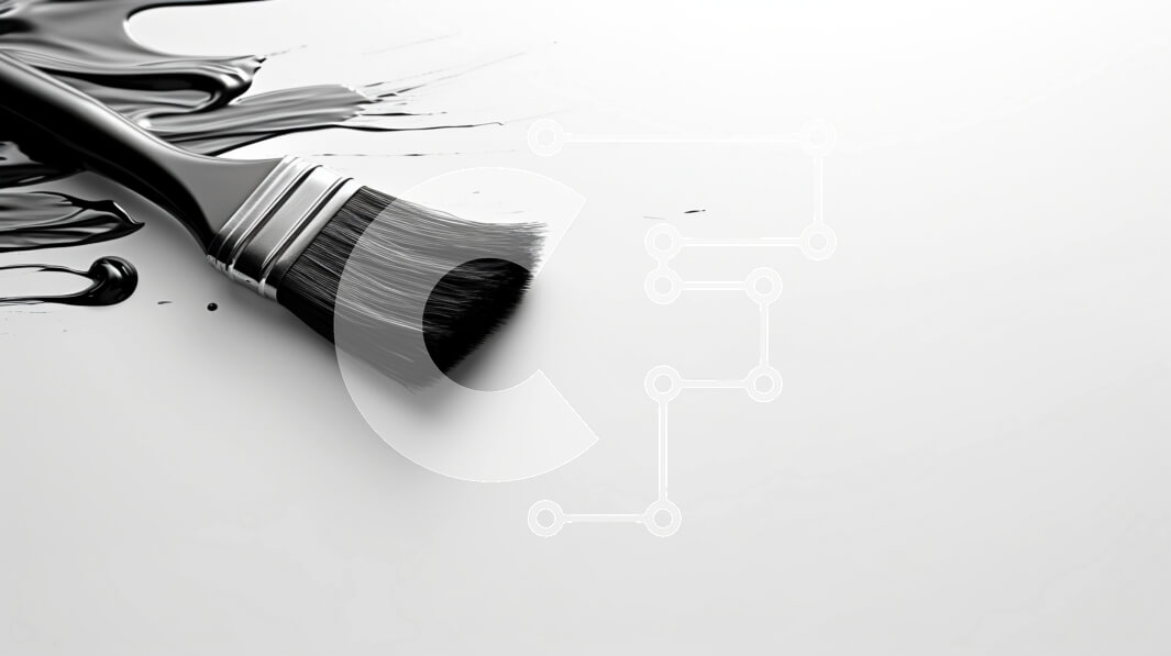 Intra Συλλεκτικό Ξύλινο Παζλ Plywood  4mm - Μαύρο πινέλο βαφής σε πιτσιλίσματα Σε Ξύλινο Κουτί - Διαστάσεις Puzzle: 10x10 cm – 25 κομμάτια