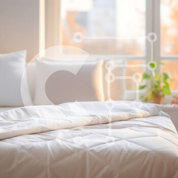 Intra Συλλεκτικό Ξύλινο Παζλ Plywood  4mm - Φωτεινό υπνοδωμάτιο με μεγάλο παράθυρο και φυσικό φως Σε Ξύλινο Κουτί - Διαστάσεις Puzzle: 10x10 cm – 25 κομμάτια - Image 1