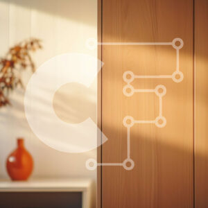 Intra Συλλεκτικό Ξύλινο Παζλ Plywood  4mm - Όμορφο βάζο λουλουδιών στο ράφι μπροστά από το παράθυρο Σε Ξύλινο Κουτί - Διαστάσεις Puzzle: 10x10 cm – 25 κομμάτια