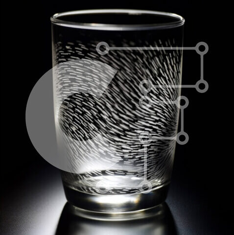 Intra Συλλεκτικό Ξύλινο Παζλ Plywood  4mm - Διαυγές γυαλί με στροβιλιζόμενο σχέδιο - Φωτογραφία Αρχείου Σε Ξύλινο Κουτί - Διαστάσεις: 10x10 cm – 25 κομμάτια - Image 1