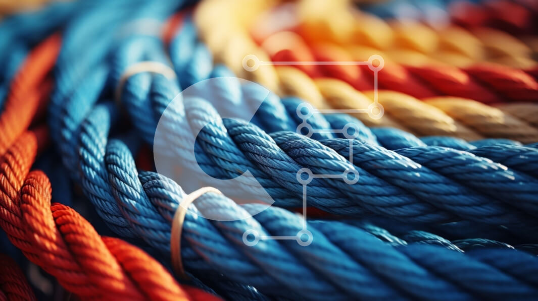 Intra Συλλεκτικό Ξύλινο Παζλ Plywood  4mm - Ζωντανά και πολύχρωμα σχοινιά στοιβάζονται Σε Ξύλινο Κουτί - Διαστάσεις: 10x10 cm – 25 κομμάτια