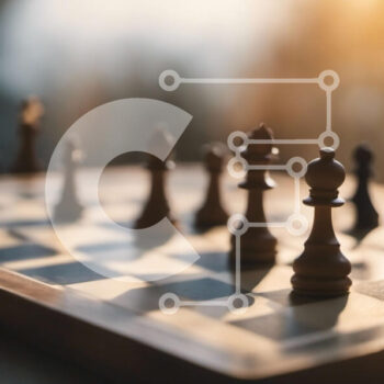 Intra Συλλεκτικό Ξύλινο Παζλ Plywood  4mm - Σκακιέρα με ασπρόμαυρα κομμάτια σκακιού Σε Ξύλινο Κουτί - Διαστάσεις Puzzle: 10x10 cm – 25 κομμάτια - Image 1