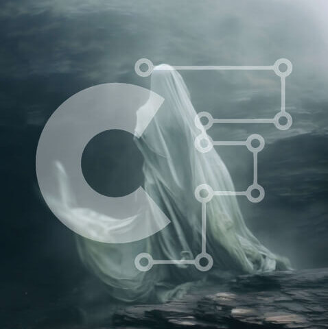 Intra Συλλεκτικό Ξύλινο Παζλ Plywood  4mm - Απόκοσμη και μυστηριώδης εικόνα μιας γυναίκας με λευκό φόρεμα σε έναν βράχο βράχου Σε Ξύλινο Κουτί - Διαστάσεις Puzzle: 10x10 cm – 25 κομμάτια - Image 1