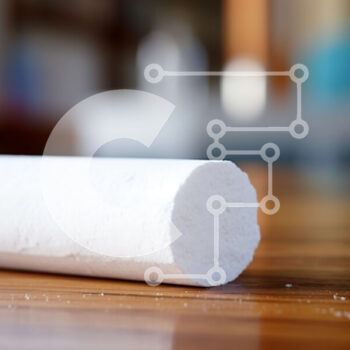 Intra Συλλεκτικό Ξύλινο Παζλ Plywood  4mm - Ρολό λευκού χαρτιού σε ξύλινο τραπέζι Σε Ξύλινο Κουτί - Διαστάσεις Puzzle: 10x10 cm – 25 κομμάτια - Image 1