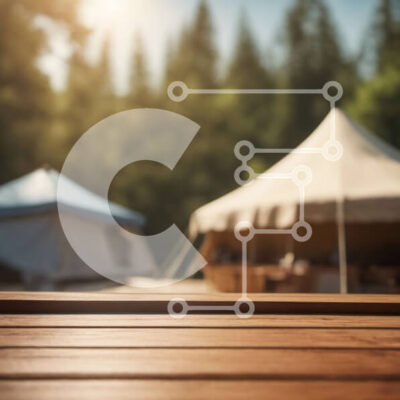 Intra Συλλεκτικό Ξύλινο Παζλ Plywood  4mm - Ρύθμιση γάμου εξωτερικού χώρου σε ξέφωτο δάσους Σε Ξύλινο Κουτί - Διαστάσεις: 10x10 cm – 25 κομμάτια - Image 1