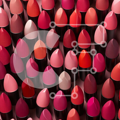 Intra Συλλεκτικό Ξύλινο Παζλ Plywood 4mm - Κύκλος κραγιόν σε διάφορες αποχρώσεις του ροζ και του κόκκινου Σε Ξύλινο Κουτί - Διαστάσεις Puzzle: 10x10 cm – 25 κομμάτια - Image 1