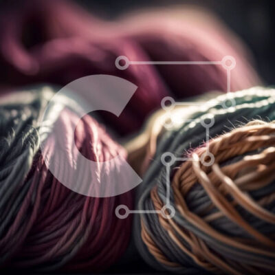 Intra Συλλεκτικό Ξύλινο Παζλ Plywood  4mm - Ζωντανή εικόνα από κοντά με πολύχρωμες μπάλες από νήματα Σε Ξύλινο Κουτί - Διαστάσεις Puzzle: 10x10 cm – 25 κομμάτια - Image 1