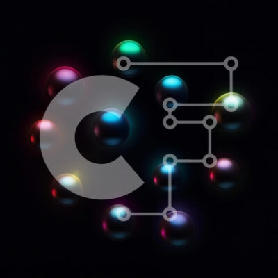 Intra Συλλεκτικό Ξύλινο Παζλ Plywood  4mm - Ζωντανή και εντυπωσιακή εικόνα από πολύχρωμες μπάλες σε σκούρο φόντο Σε Ξύλινο Κουτί - Διαστάσεις Puzzle: 10x10 cm – 25 κομμάτια - Image 1