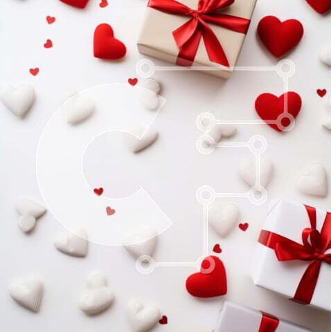 Intra Συλλεκτικό Ξύλινο Παζλ Plywood 4mm - Δώρα και διακοσμήσεις για την ημέρα του Αγίου Βαλεντίνου Σε Ξύλινο Κουτί - Διαστάσεις Puzzle: 10x10 cm – 25 κομμάτια - Image 1