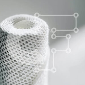 Intra Συλλεκτικό Ξύλινο Παζλ Plywood  4mm - Ρολό από λευκό διχτυωτό ύφασμα για ιατρική χρήση Σε Ξύλινο Κουτί - Διαστάσεις Puzzle: 10x10 cm – 25 κομμάτια