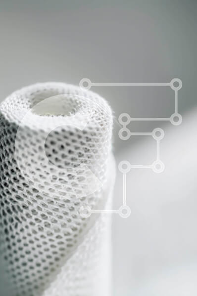 Intra Συλλεκτικό Ξύλινο Παζλ Plywood  4mm - Ρολό από λευκό διχτυωτό ύφασμα για ιατρική χρήση Σε Ξύλινο Κουτί - Διαστάσεις Puzzle: 10x10 cm – 25 κομμάτια