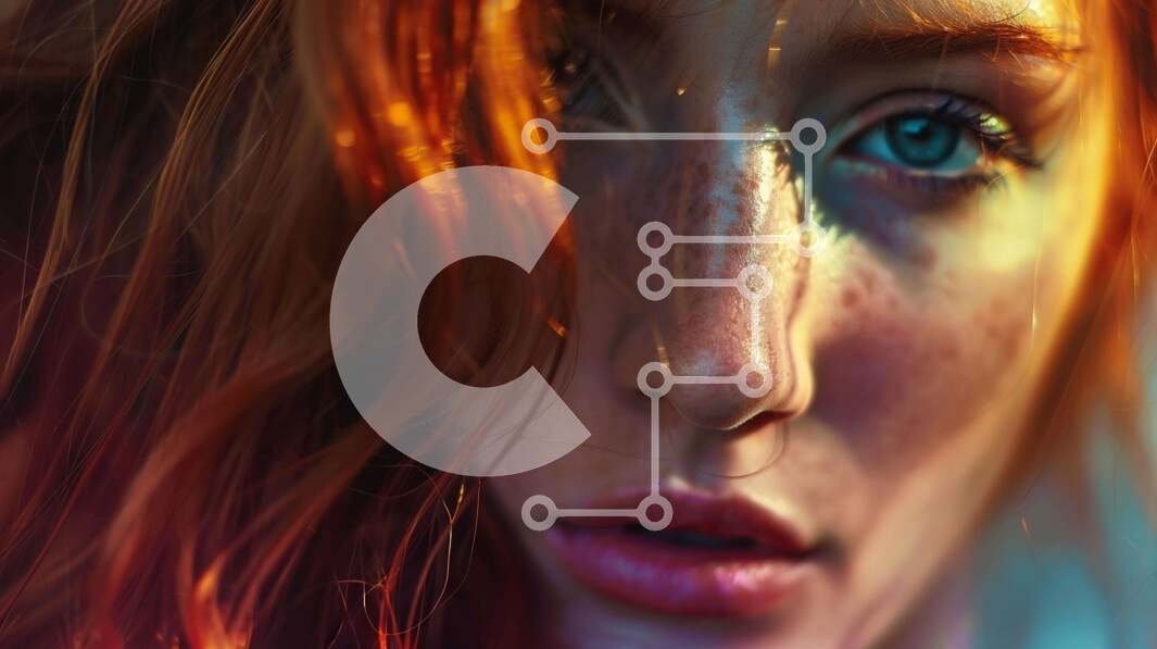 Intra Συλλεκτικό Ξύλινο Παζλ Plywood  4mm - Πορτρέτο μιας γυναίκας με κόκκινα μαλλιά και μπλε μάτια Σε Ξύλινο Κουτί - Διαστάσεις Puzzle: 10x10 cm – 25 κομμάτια