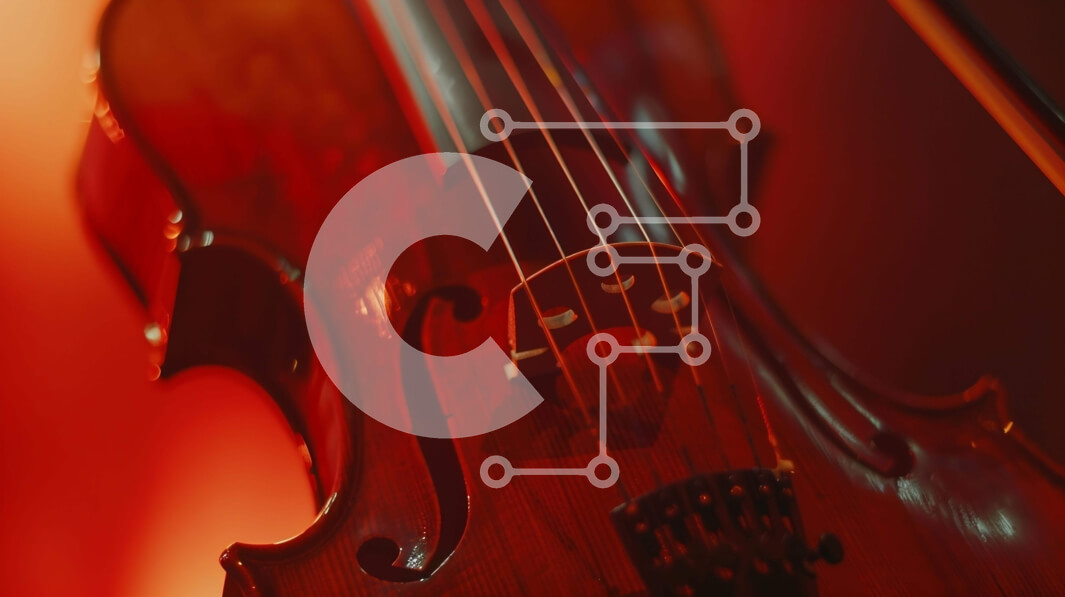 Intra Συλλεκτικό Ξύλινο Παζλ Plywood  4mm - Κοντινό πλάνο ενός καλοσυντηρημένου παλιού βιολιού Σε Ξύλινο Κουτί - Διαστάσεις: 10x10 cm – 25 κομμάτια