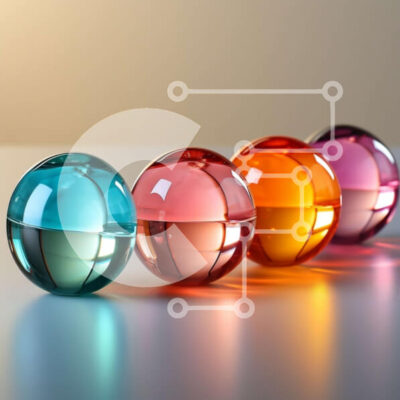 Intra Συλλεκτικό Ξύλινο Παζλ Plywood  4mm - Ζωντανά γυάλινα μάρμαρα σε ένα τραπέζι Σε Ξύλινο Κουτί - Διαστάσεις: 10x10 cm – 25 κομμάτια - Image 1