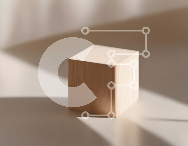 Intra Συλλεκτικό Ξύλινο Παζλ Plywood  4mm - Ξύλινος κύβος ανοιχτόχρωμος στο τραπέζι Σε Ξύλινο Κουτί - Διαστάσεις: 10x10 cm – 25 κομμάτια