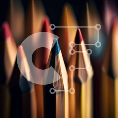 Intra Συλλεκτικό Ξύλινο Παζλ Plywood  4mm - Ζωντανή εικόνα πολύχρωμων μολυβιών σε σχηματισμό κύκλου Σε Ξύλινο Κουτί - Διαστάσεις Puzzle: 10x10 cm – 25 κομμάτια - Image 1