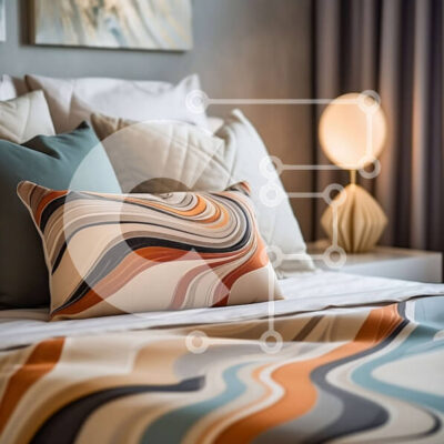 Intra Συλλεκτικό Ξύλινο Παζλ Plywood  4mm - Χαλαρώστε σε ένα άνετο και καλά φωτισμένο μοντέρνο υπνοδωμάτιο Σε Ξύλινο Κουτί - Διαστάσεις Puzzle: 10x10 cm – 25 κομμάτια - Image 1