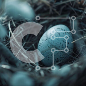 Intra Συλλεκτικό Ξύλινο Παζλ Plywood  4mm - Φωλιά πουλιού με φρέσκο ​​μπλε αυγό Σε Ξύλινο Κουτί - Διαστάσεις: 10x10 cm – 25 κομμάτια